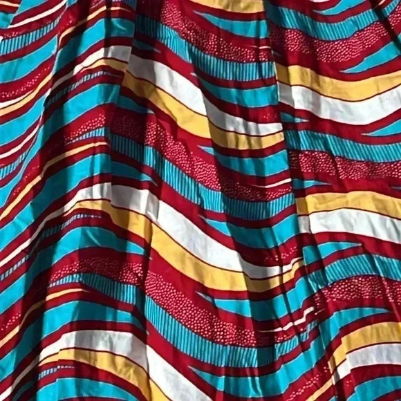 Francis + Benedict Art Deco Pop Art Abstract Print Maxi Skirt Size S - Picture 5 of 7